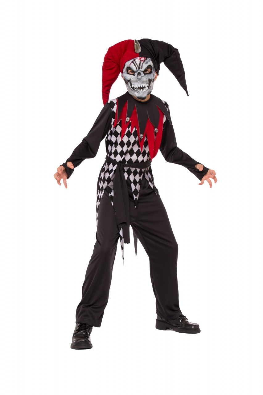 Evil Jester Kids Costume - Screamers Costumes