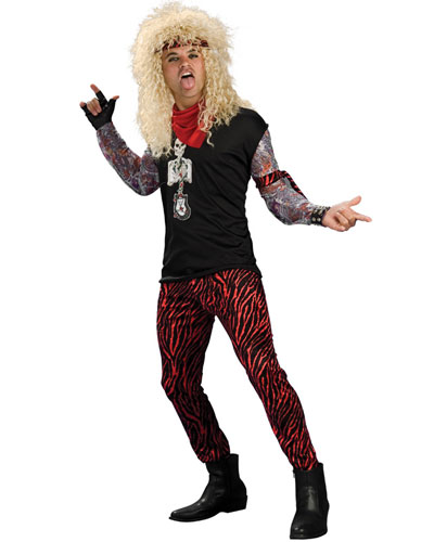 80's Hair Band Rock Of Ages Adult Costume - Screamers Costumes