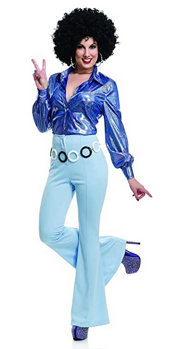 Disco Pants - Powder Blue - Screamers Costumes