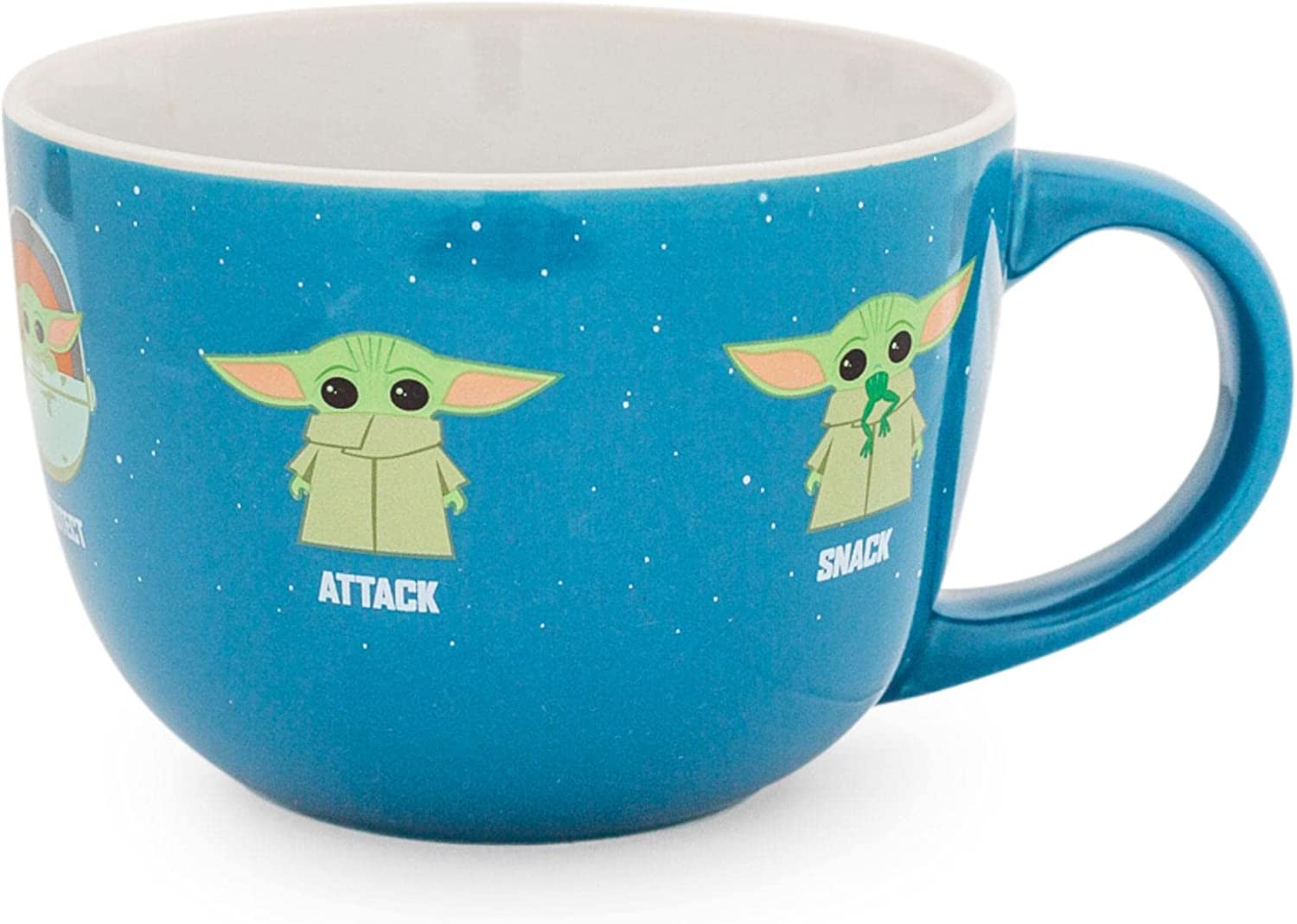 Star Wars: The MandalorianProtect Attack Snack Ceramic Soup Mug