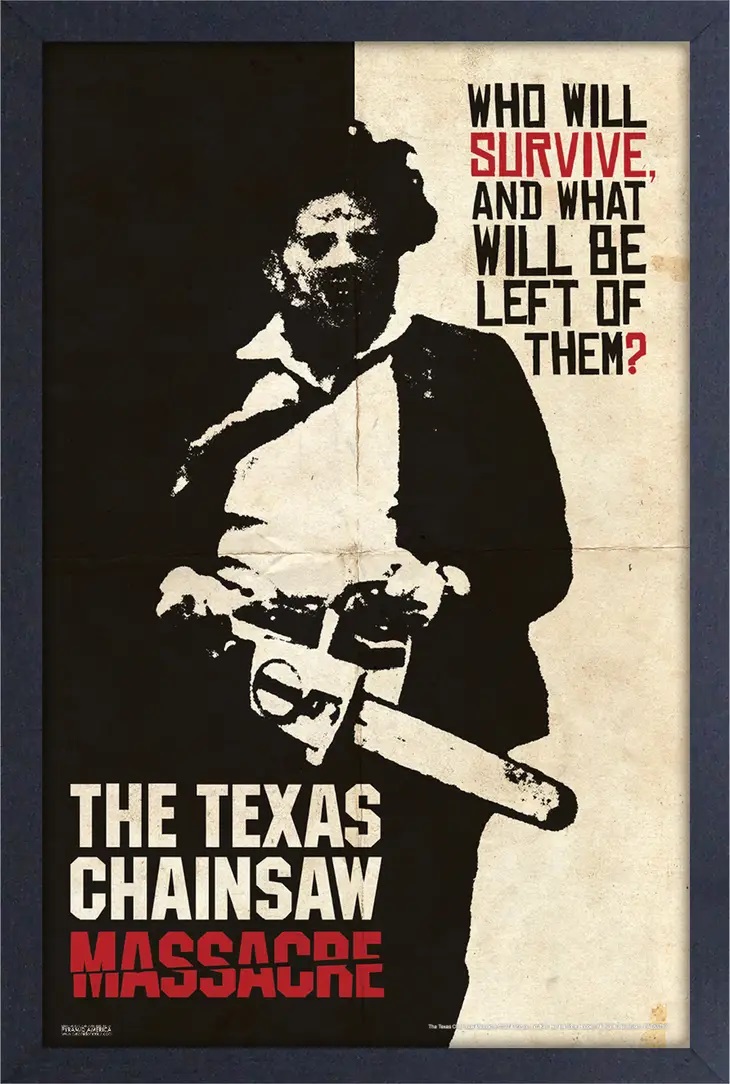 Texas Chainsaw Massacre - Who Will Survive? Framed Print - Screamers ...