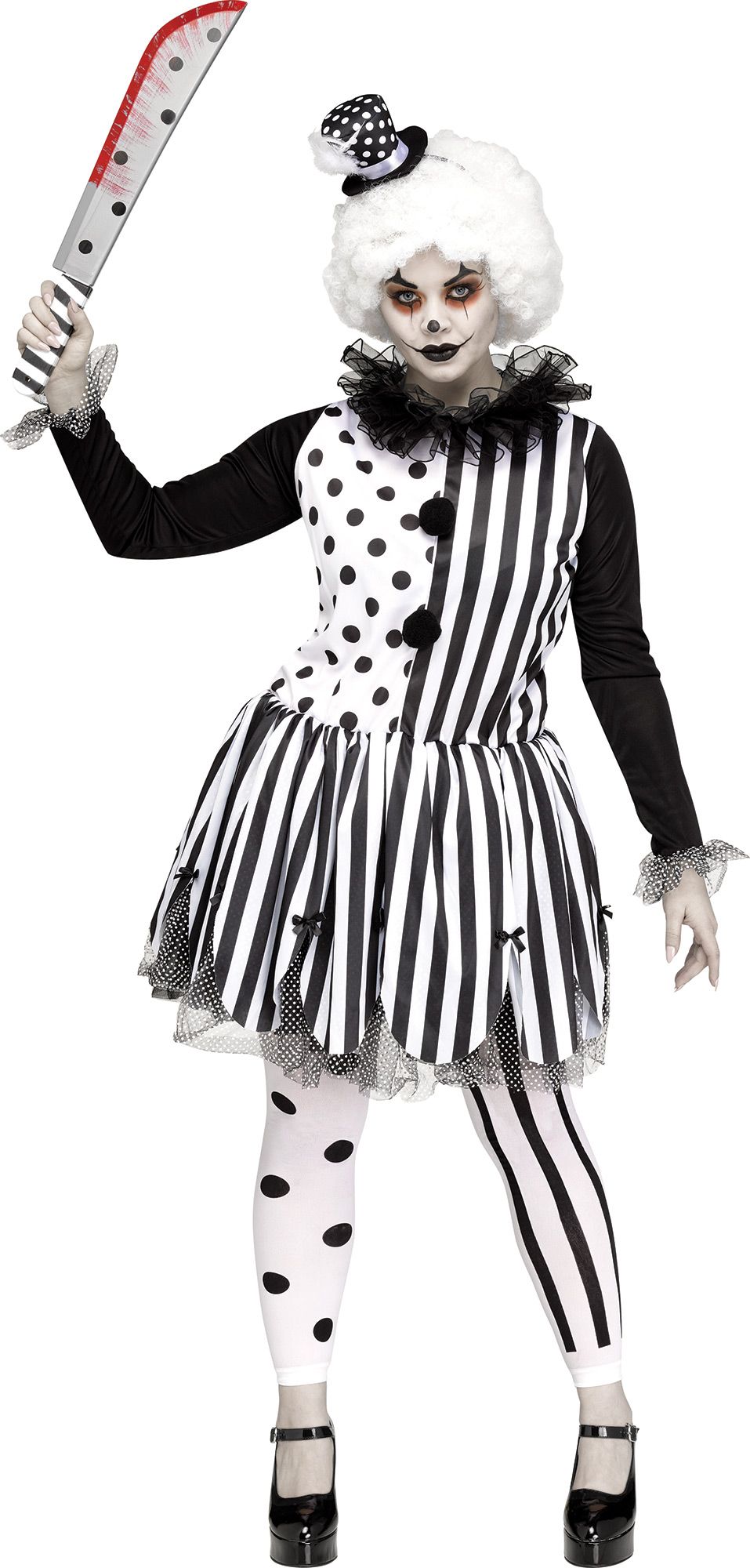 Killer Clown Women's Plus Size Costume - Screamers Costumes